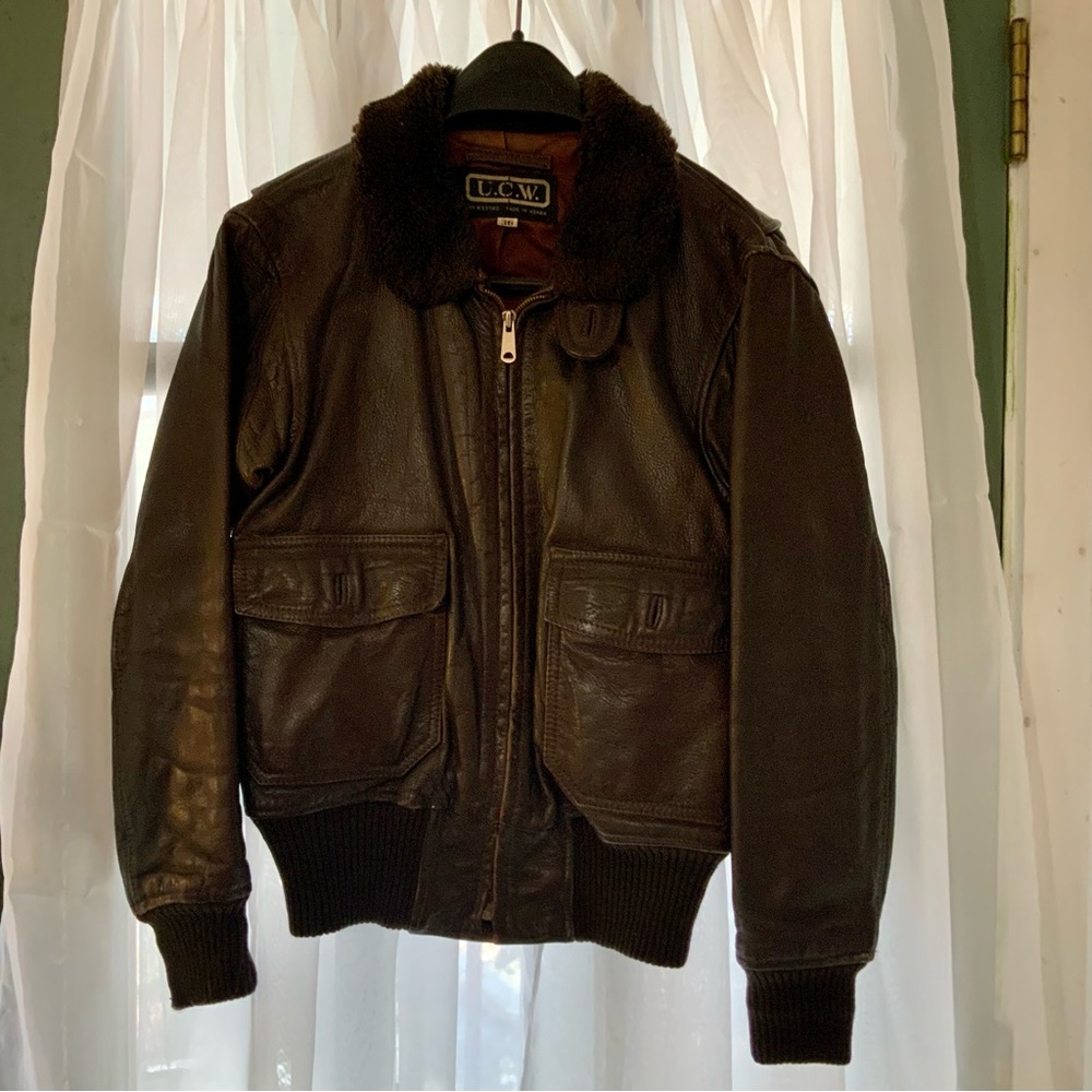 Men’s vintage 80s bomber jacket